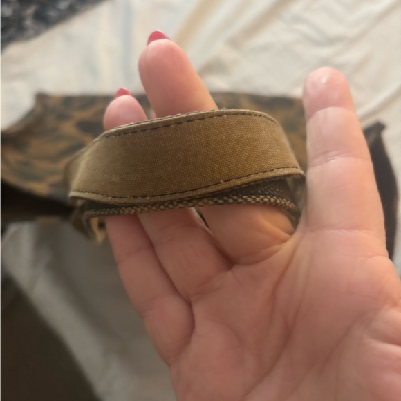 Coach Tan Leopard Print Tote with Colorful Dinosaur - Picture 5 of 6